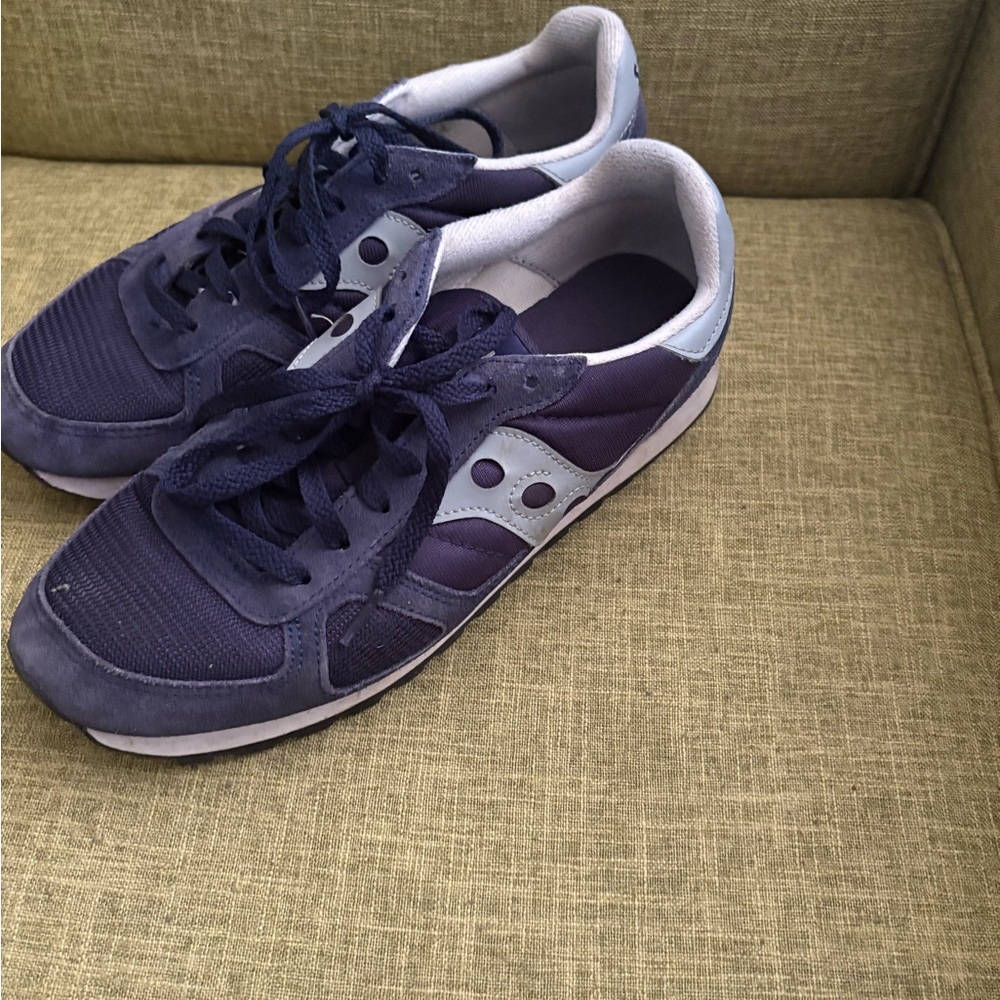 Saucony Men's Dark Blue Athletic Shoes navy blue size 10